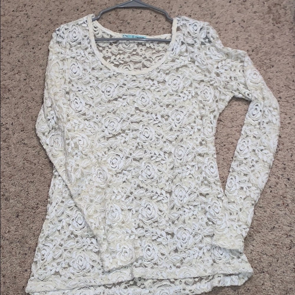 Lace long sleeve